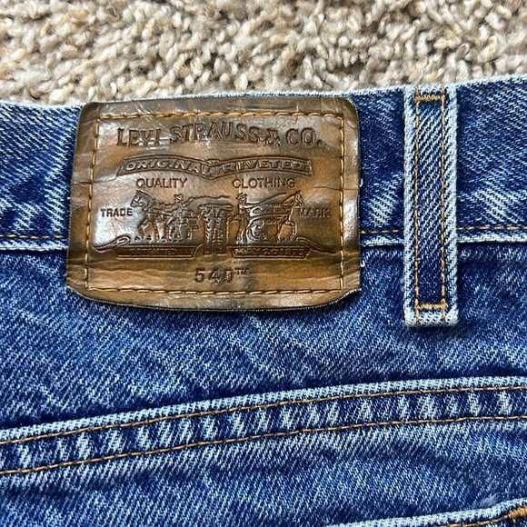 Vintage 540 Brown Tab Jeans 44 x 32 - Picture 7 of 8